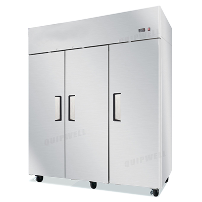 Commercial Three Door Stainless Steel Quipwell Australiana Refrigerator (TSA2K) Five Years Warranty